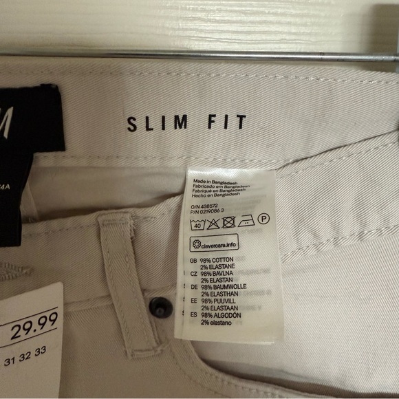 H & M Gray Slim Fit Jeans - Picture 3 of 6